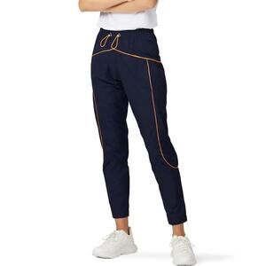 Mira Mikati Colored Piping Reflective Navy Joggers 38 US 4-6 SMALL